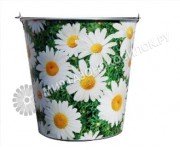 Оцинкованное ведро Центроинструмент Ромашки 1039-12-1