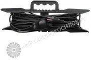 Силовой удлинитель Крона РС-1 на рамке (1 розетка), 40 м. (ПВС2х0,75) КС113040