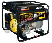 Электрический генератор Resanta HUTER DY 6500 LX с колёсами и аккумулятором