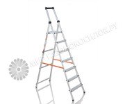 Алюминиевая стремянка Эйфель Комфорт 107